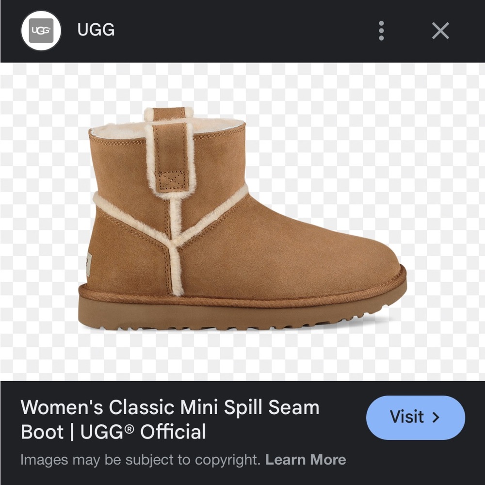 Ugg Women’s Classic Mini Spill Seam